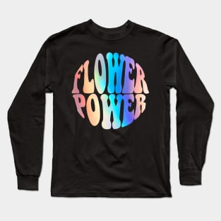 Hippy Flower Power Long Sleeve T-Shirt